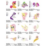 Collection My Little Pony Embroidery Designs 04